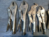 BOX OF (8) MAC TOOLS LOCKING PLIERS AND (2) VISE GRIPS - 3