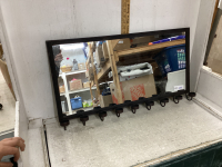 MIRROR WITH TEA LIGHT HOLDERS