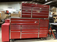 LARGE SNAP-ON ROLLING TOOL CHEST - (2) PIECES...KEY IN OFFICE