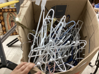 BOX OF HANGERS