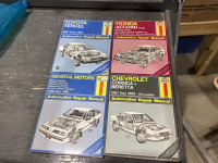 VEHICLE SERVICE MANUALS - HONDA ACCORD , TOYOTA TERCEL, GENERAL MOTORS, CHEV CORSICA & BERETTA