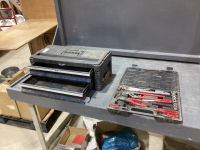 TOOL KIT AND TOOL BOX W/ SLIDING DRAWERS
