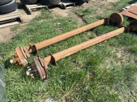 Two 6000 pound axles Torflex axles