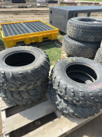 Pallet of ATV tires