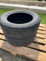 Two Toyota car tires