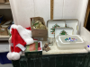 2 BOXES HOUSEHOLD AND CHRISTMAS ITEMS