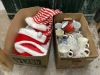 2 BOXES HOUSEHOLD AND CHRISTMAS ITEMS - 2