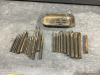 ASSORTED PUNCHES + CHISELS WITH MAGNETIC TRAY