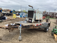 LINCOLN WELDER SHIELD ARC MODEL SA-200 DC ON A TRAILER W/ PINTLE HITCH