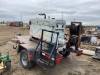 LINCOLN WELDER SHIELD ARC MODEL SA-200 DC ON A TRAILER W/ PINTLE HITCH - 7
