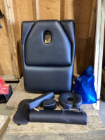 MASSAGE TABLE W/ ACCESSORIES