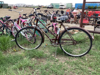 RALEIGH BROWN LADIES BIKE - SINGLE SPEED