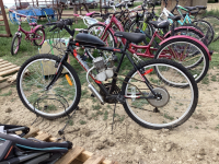 SUPERCYCLE ADULT BIKE CONVERTED TO GAS POWERED - 18 SPEED