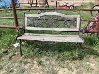 PARK BENCH PLANT HOLDER