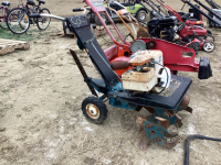 FRONT MOUNT ROTOTILLER. OLDER MODEL