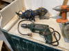 ASSORTED CORDLESS TOOLS - NO BATTERIES OR CHARGERS, AND CORDED