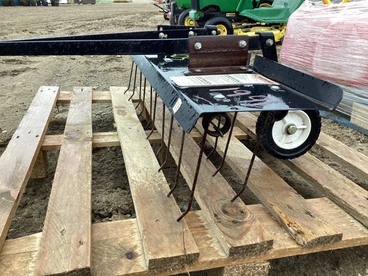 BRINLY PULL-BEHIND LAWN DETHATACHER/RAKE
