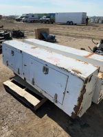 Two large steel cabinets