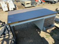 Steel office desk