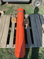 Roll of plastic snow fence