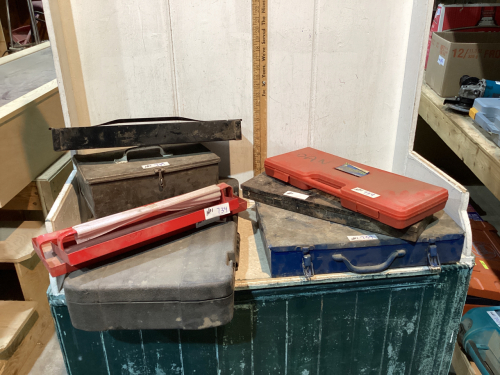 EMPTY TOOL TRAYS AND CASES