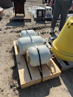 Three propane tanks
