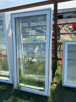 Two thermal pain crank out windows