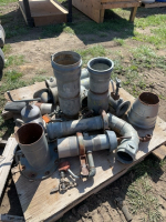 Pallet of miscellaneous irrigation fittings