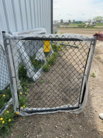 4 foot black mesh GARDEN Gate