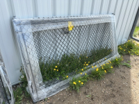 Two piece 16 foot driveway gate