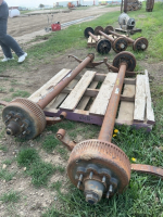 Two Dexter 8K spring axles
