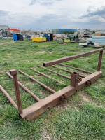 Front and loader bale sweep