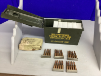 (144) LIVE ROUNDS OF 7.62MM CARTRIDGES IN METAL AMMO BOX....PAL REQUIRED FOR PURCHASE