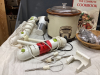BOX OF MISC KITCHEN ITEMS - CROCKPOT, CUTLERY, HAND MIXERS, COFFEE PODS - 2