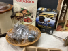 BOX OF MISC KITCHEN ITEMS - CROCKPOT, CUTLERY, HAND MIXERS, COFFEE PODS - 3