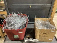 2 BOXES OF HANGERS