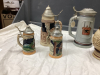COLLECTION OF MOSTLY AVON STEINS - (5) SMALL, (6) LARGE - 2