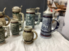 COLLECTION OF MOSTLY AVON STEINS - (5) SMALL, (6) LARGE - 4