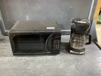 COFFEE MAKER & DANBY SMALL MICROWAVE