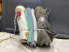 ASSORTMENT OF FABRIC - FLEECE, WAFFLE WEAVE, FAUX FUR