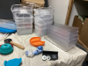 BOX OF TUPPERWARE & KITCHEN ITEMS, SORTING TOY - 2