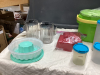 BOX OF TUPPERWARE STORAGE PIECES - 2
