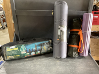 HEX DOME KIT, FOAM MAT, POP UP TENT? & SELF INFLATING MAT