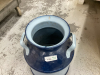 LARGE CREAM CAN - NO LID...PAINTED BLUE - 2