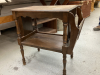 SMALL VINTAGE SIDE TABLE - NEEDS SOME REPAIR - 2