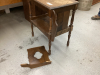 SMALL VINTAGE SIDE TABLE - NEEDS SOME REPAIR - 3