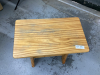 SMALL WOOD BENCH - 2