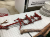 HAND CRAFTED WOOD HORSES W/ SLEIGH & WAGON - 7
