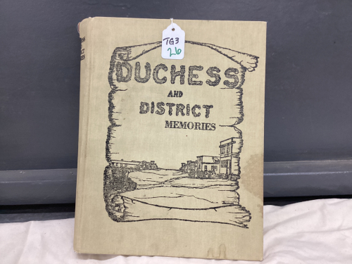 DUCHESS & DISTRICT HISTORY BOOK