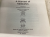 A HARVEST OF MEMORIES HISTORY BOOK - 2